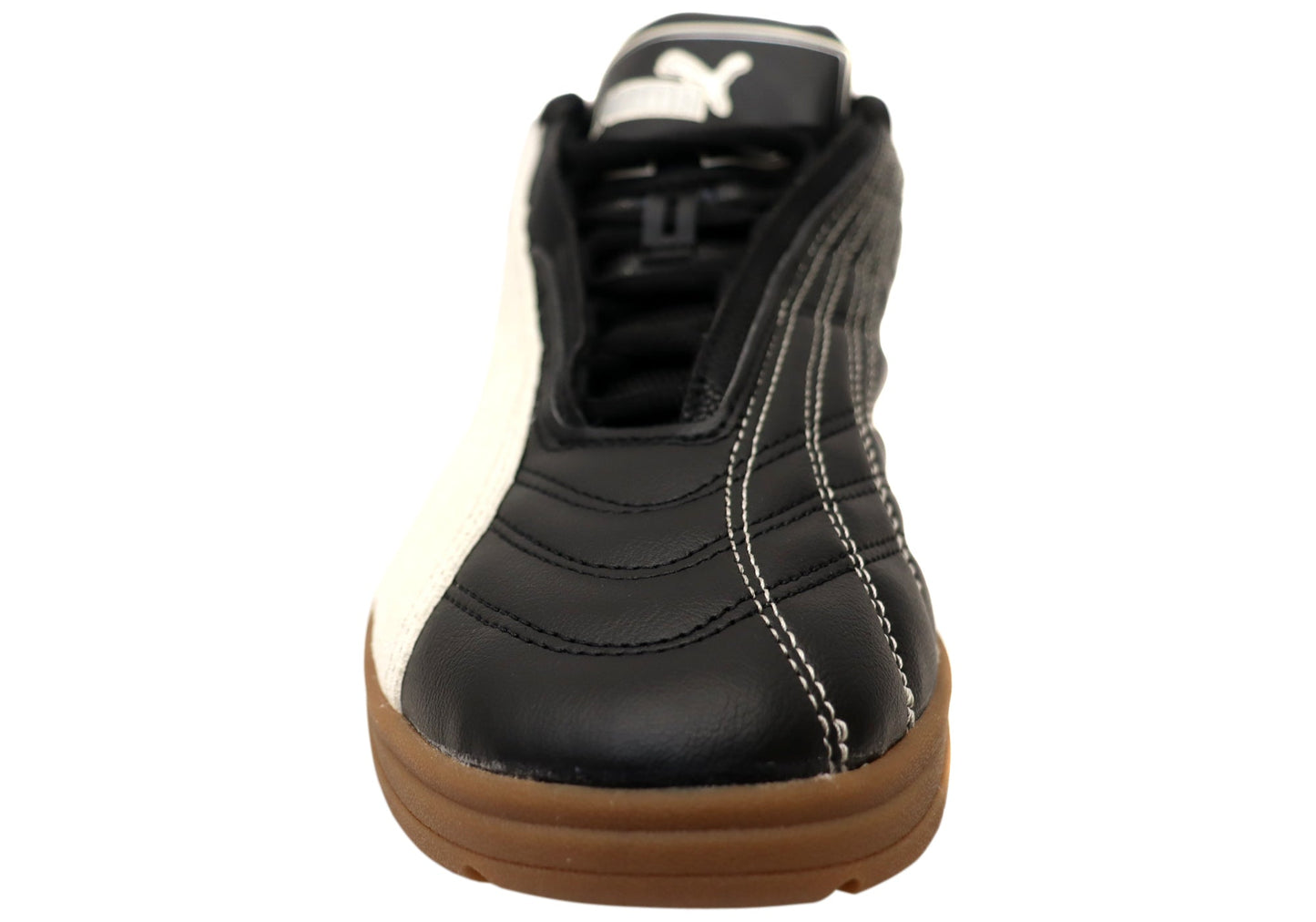 Puma Tifosi Calcio LS Mens Comfort Lace Up Casual Shoes Black Alpine