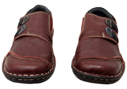 Cabello Comfort Womens 7305-27 Leather Shoes Made In Turkey