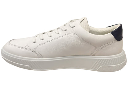 ECCO Mens Move M Sneaker Comfortable Leather Casual Lace Up Shoes