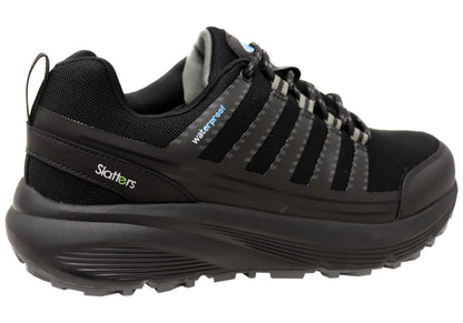 Slatters Wilderness Mens Comfortable Lace Up Waterproof Walking Shoes