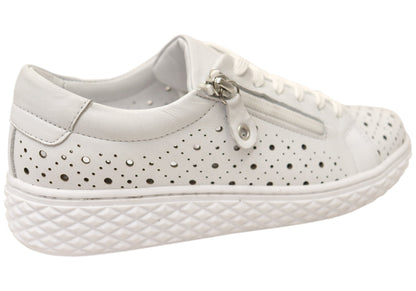 Cabello Comfort Uptown Womens Leather European Leather Casual Shoes