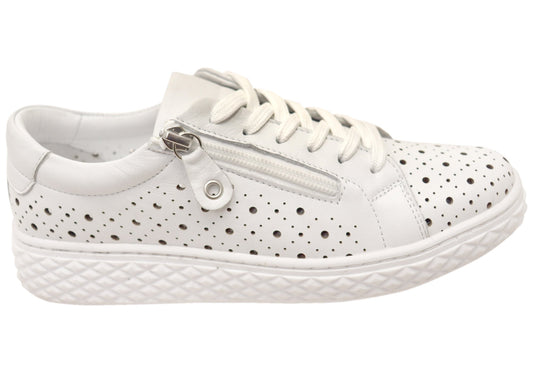 Cabello Comfort Uptown Womens Leather European Leather Casual Shoes