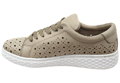 Cabello Comfort Uptown Womens Leather European Leather Casual Shoes