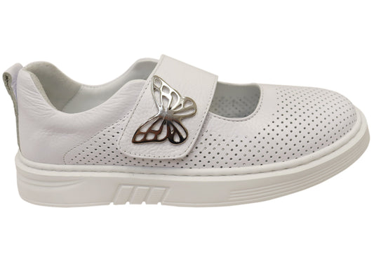 Orizonte Butterfly Womens European Comfortable Leather Mary Jane Shoes