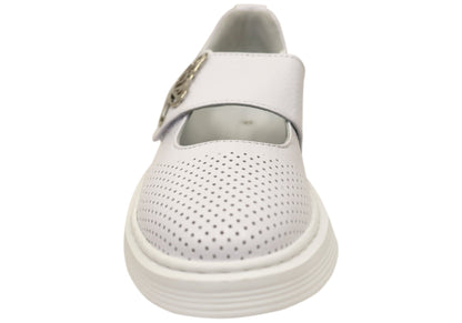 Orizonte Butterfly Womens European Comfortable Leather Mary Jane Shoes