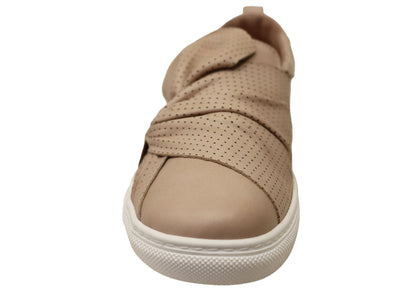 Orizonte Colette Womens European Leather Comfortable Slip On Shoes