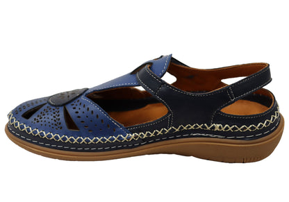 Orizonte Nayomi Womens European Leather Comfortable Shoes