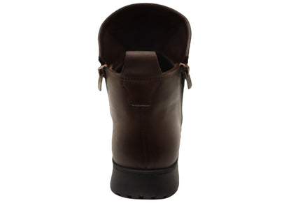 Cabello Comfort Express Womens Comfort Leather European Ankle Boots