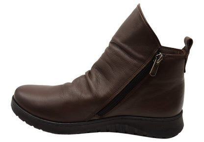Cabello Comfort Express Womens Comfort Leather European Ankle Boots