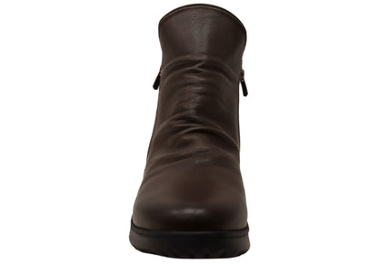 Cabello Comfort Express Womens Comfort Leather European Ankle Boots