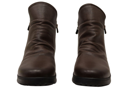 Cabello Comfort Express Womens Comfort Leather European Ankle Boots