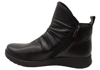Cabello Comfort Express Womens Comfort Leather European Ankle Boots