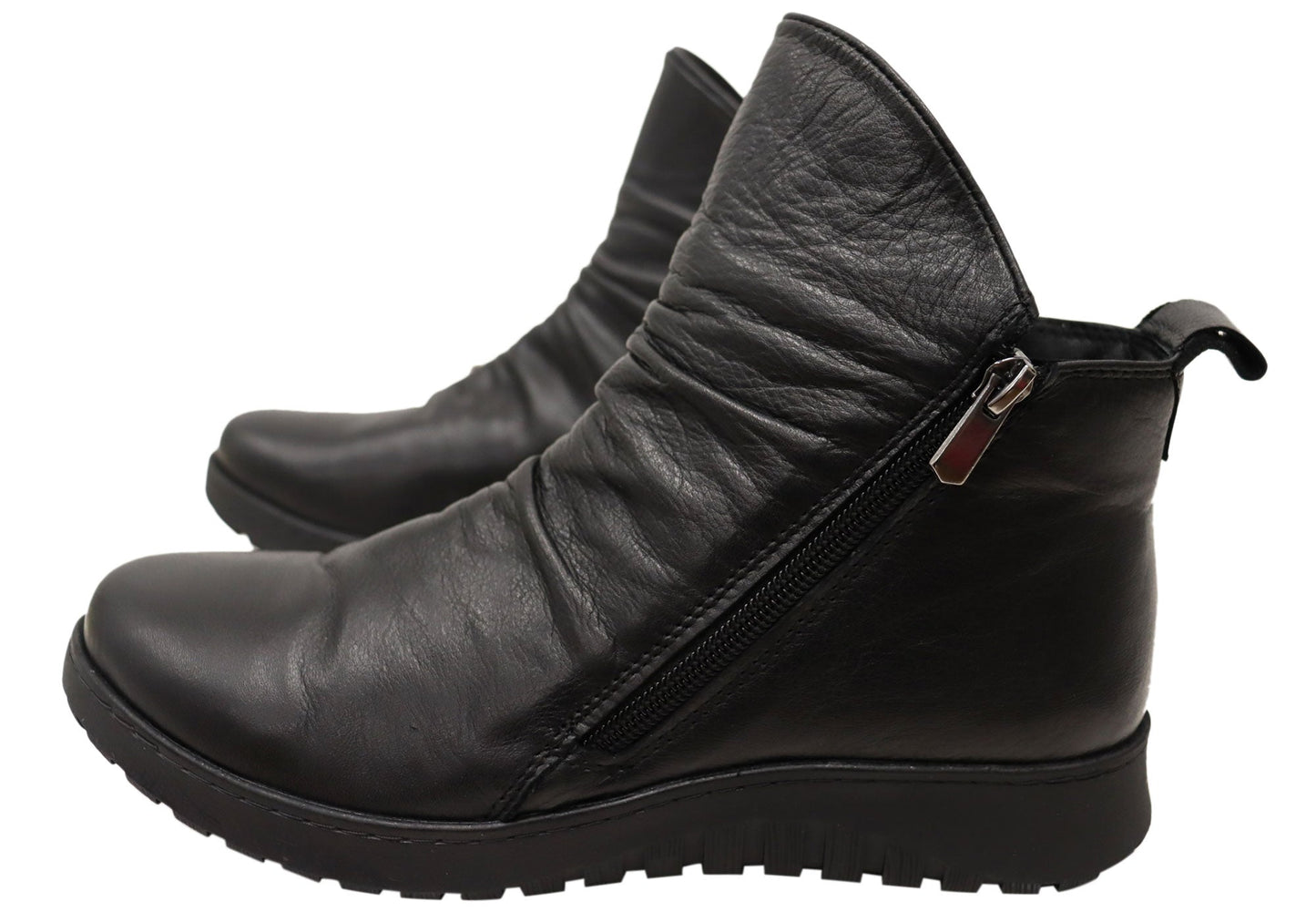 Cabello Comfort Express Womens Comfort Leather European Ankle Boots