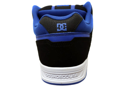 DC Shoes Mens Stag Comfortable Leather Shoes Fade Out Indigo