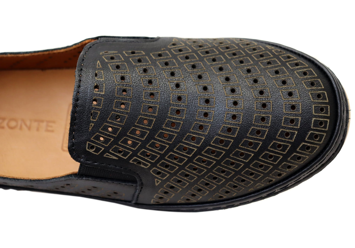 Orizonte Keeper Womens European Leather Comfortable Slip On Shoes