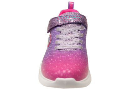 Skechers Kids S Lights Flicker Flash Ombre Dreamer Light Up Shoes