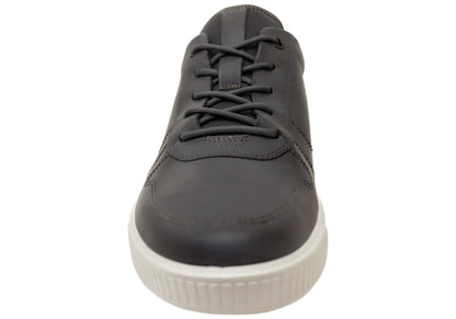 ECCO Mens Byway Comfortable Leather Casual Lace Up Shoes