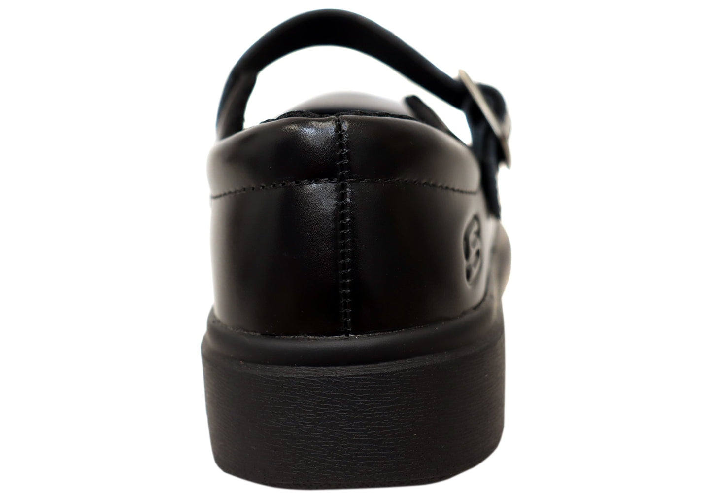 Skechers Kids Girls Leather Smooth Tracks Mary Jane School Shoes