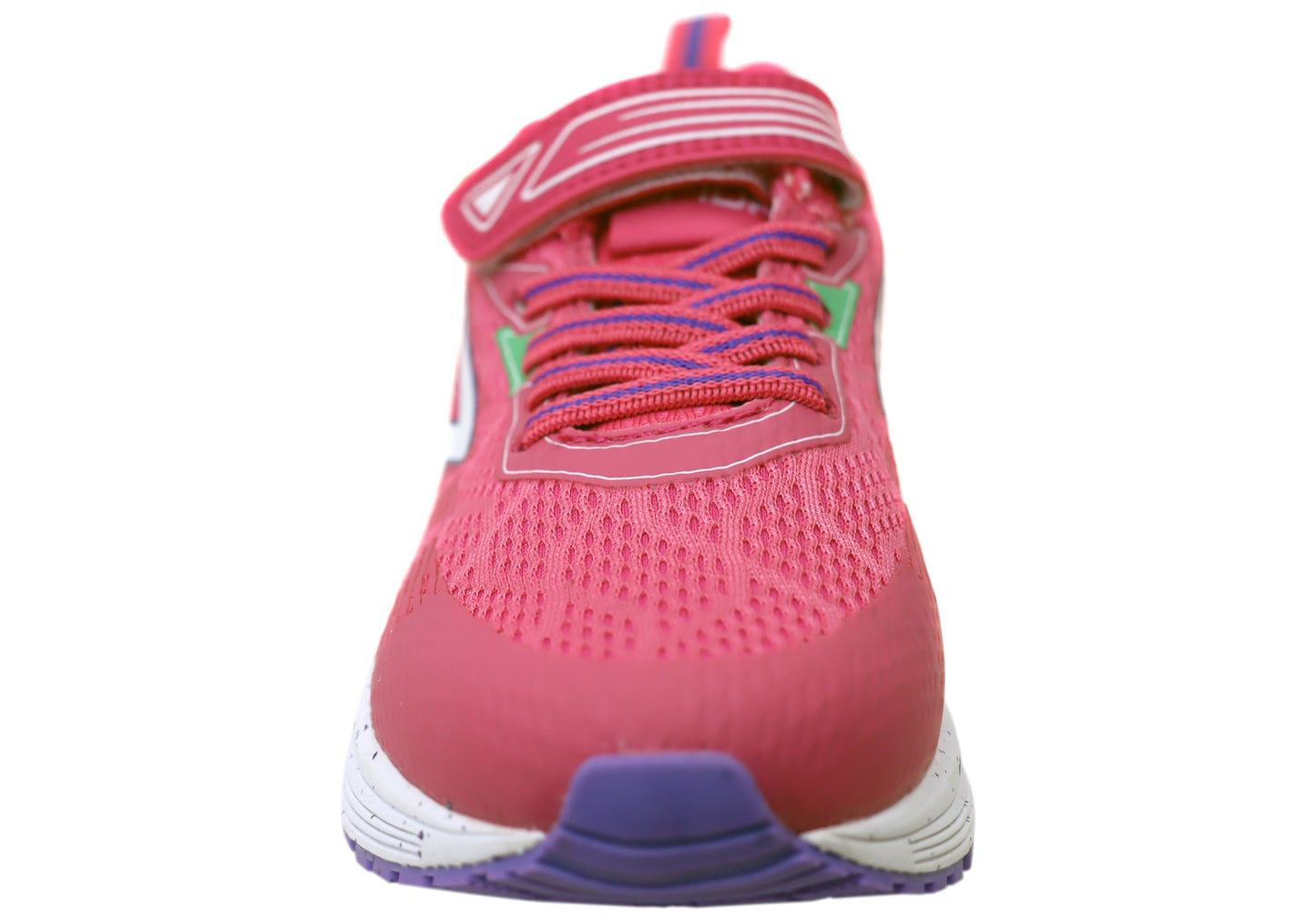 Sfida Prota Kids Girls Adjustable Strap Athletic Shoes Fuchsia Lilac