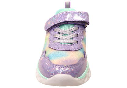 Koala Lights Petra Comfortable Girls Kids Light Up Shoes