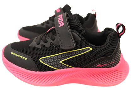 Sfida Kaleido Kids Girls Comfortable Adjustable Strap Athletic Shoes