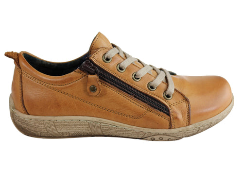 Orizonte Zest Womens European Comfortable Leather Cushioned Casual Shoes