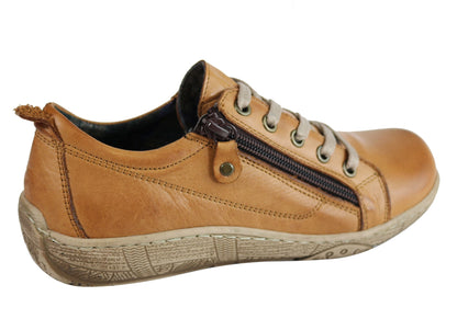 Orizonte Zest Womens European Comfortable Leather Cushioned Casual Shoes