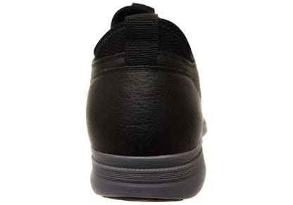 Hush Puppies Lotad Mens Extra Wide Width Leather Comfortable Shoes
