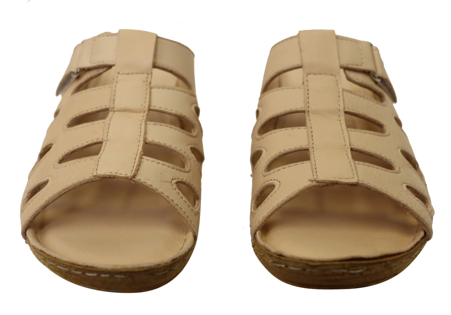 Orizonte Panera Womens European Comfortable Leather Slides Sandals
