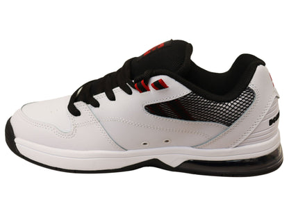 DC Shoes Mens Comfortable Leather Versatile Shoes White