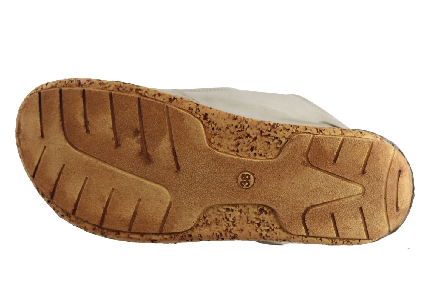 Cabello Comfort Mali Womens Leather Comfort Sandals Made In Turkey