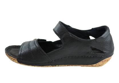 Cabello Comfort Mali Womens Leather Comfort Sandals Made In Turkey