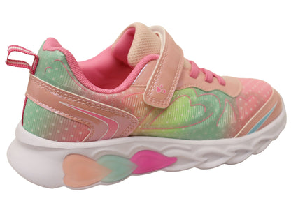 Koala Lights Marina Comfortable Girls Kids Light Up Shoes