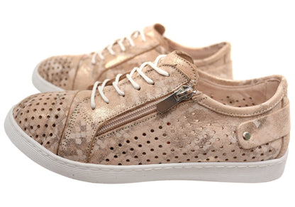 Cabello Comfort EG17P Womens European Leather Casual Shoes