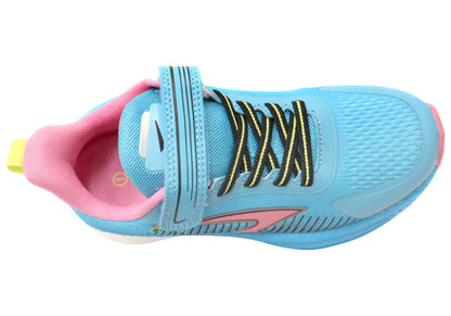 Sfida Zephyr Kids Girls Comfortable Adjustable Strap Athletic Shoes