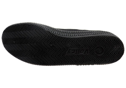 Volley International Mens Black Comfortable Lace Up Shoes