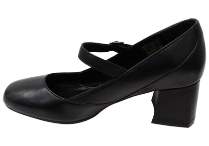 Orizonte Octava Womens European Comfortable Leather Heels