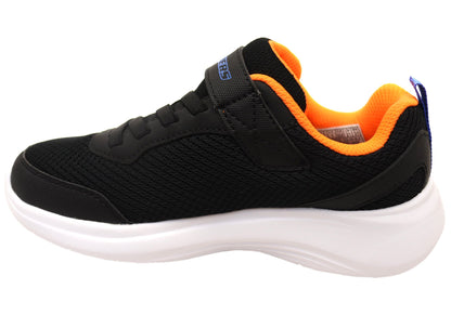 Skechers Kids Boys Selectors Reset Achieved Adjustable Strap Shoes