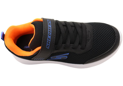 Skechers Kids Boys Selectors Reset Achieved Adjustable Strap Shoes