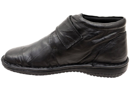 Cabello Comfort 5240-27 Womens Wide Fit Comfortable Leather Boots