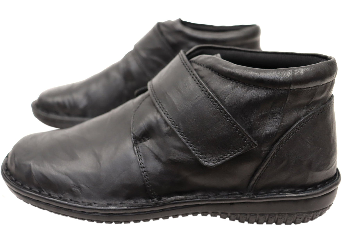 Cabello Comfort 5240-27 Womens Wide Fit Comfortable Leather Boots