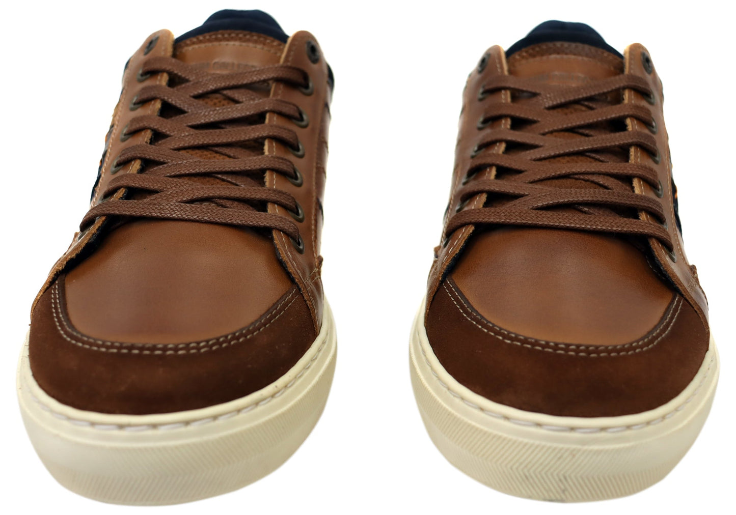 Wild Rhino Blast Mens Comfortable Leather Lace Up Casual Shoes