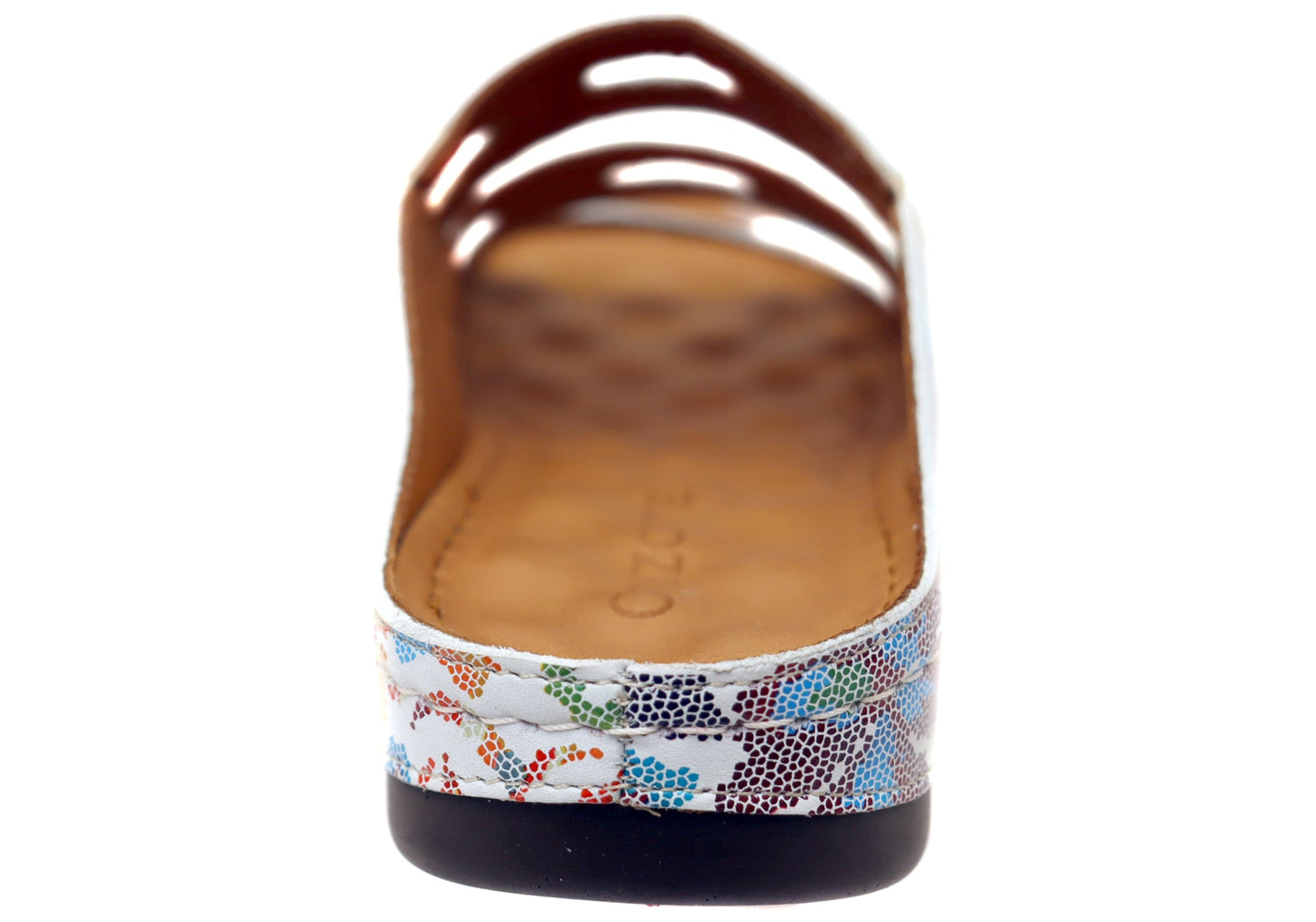 Orizonte Vividadventure Womens Comfort European Leather Slides Sandals