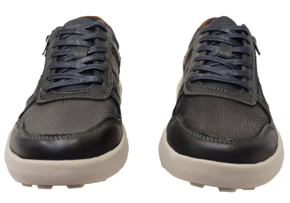 Explorer Mark Mens Comfortable Leather Lace Up Casual Shoes
