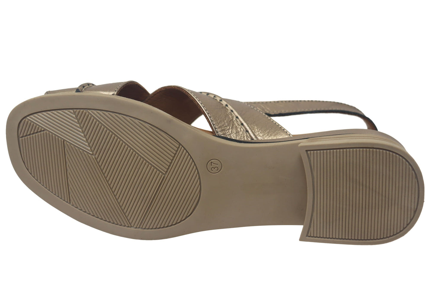 Orizonte Bellalease Womens Comfort European Leather Low Heel Sandals