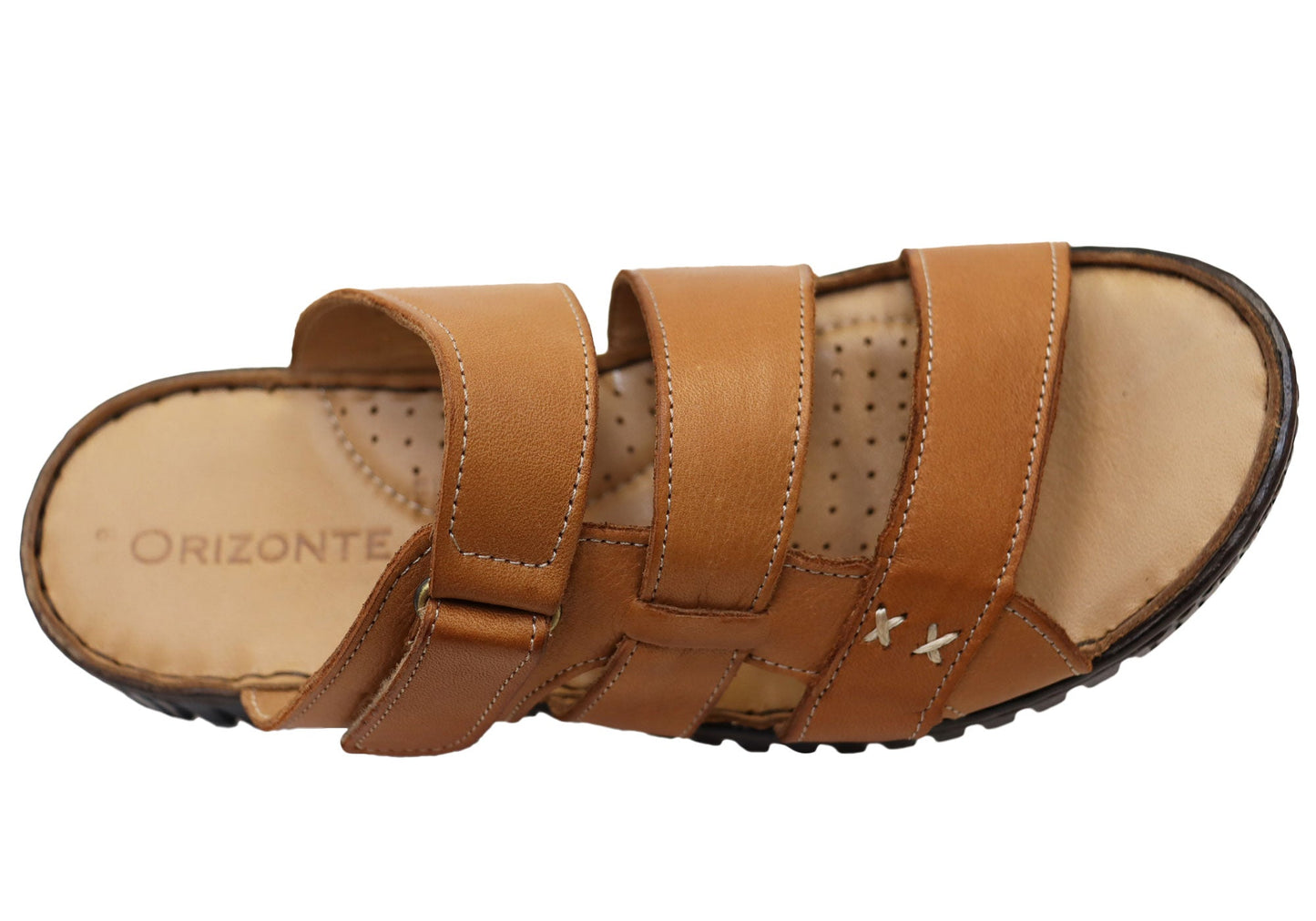 Orizonte Willowflex Womens Comfortable European Leather Slides Sandals