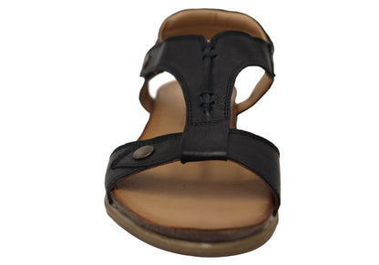 Orizonte Sienastep Womens Comfortable European Leather Sandals