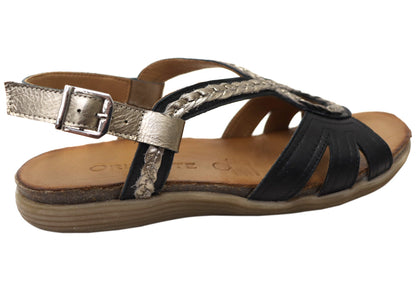 Orizonte Petalstride Womens Comfortable European Leather Sandals