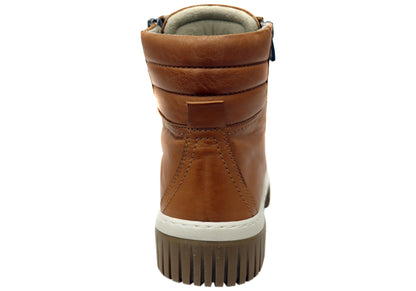 Cabello Comfort Petra Womens European Comfortable Leather Boots