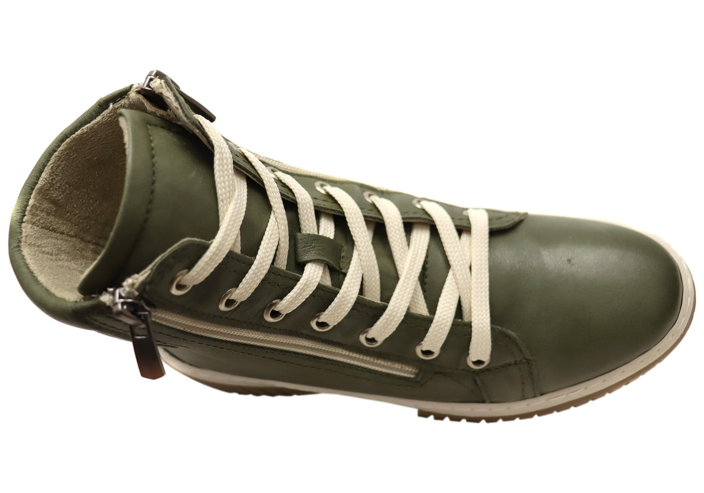 Cabello Comfort Petra Womens European Comfortable Leather Boots